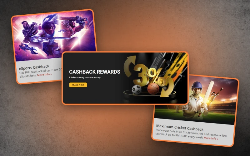 Claim cashback offers available on selected betting sites.