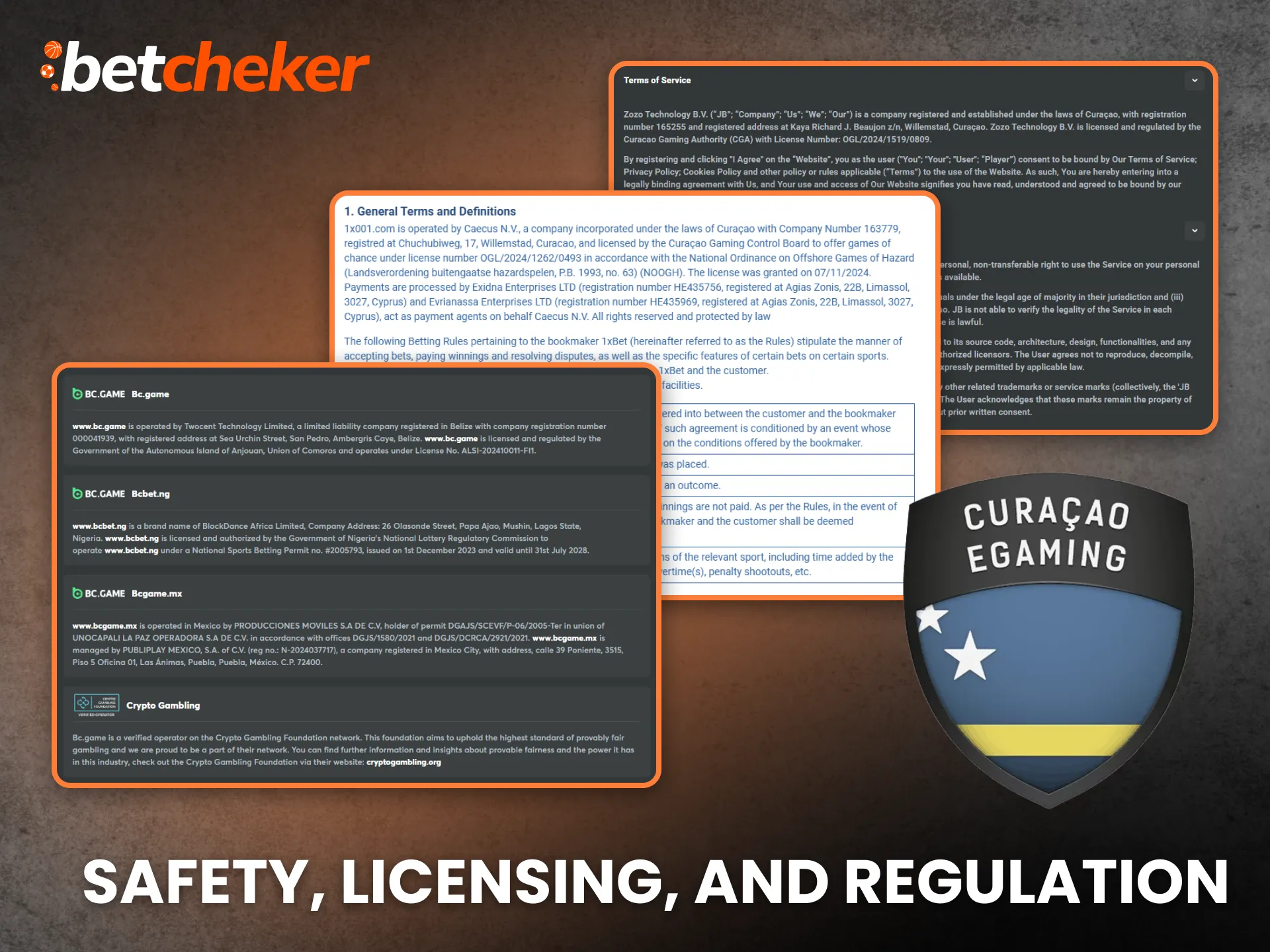 Check betting site safety licensing and regulation before placing bets.