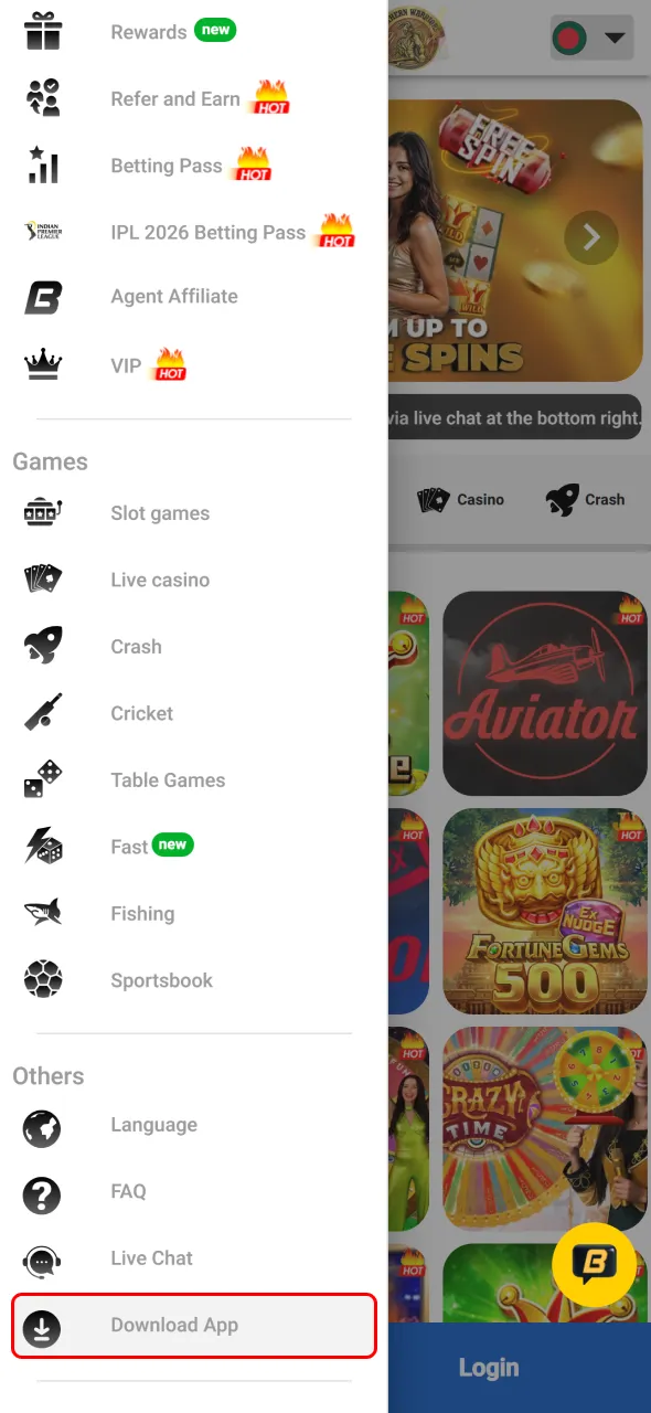 Open Babu88 apps page and explore available installation options.