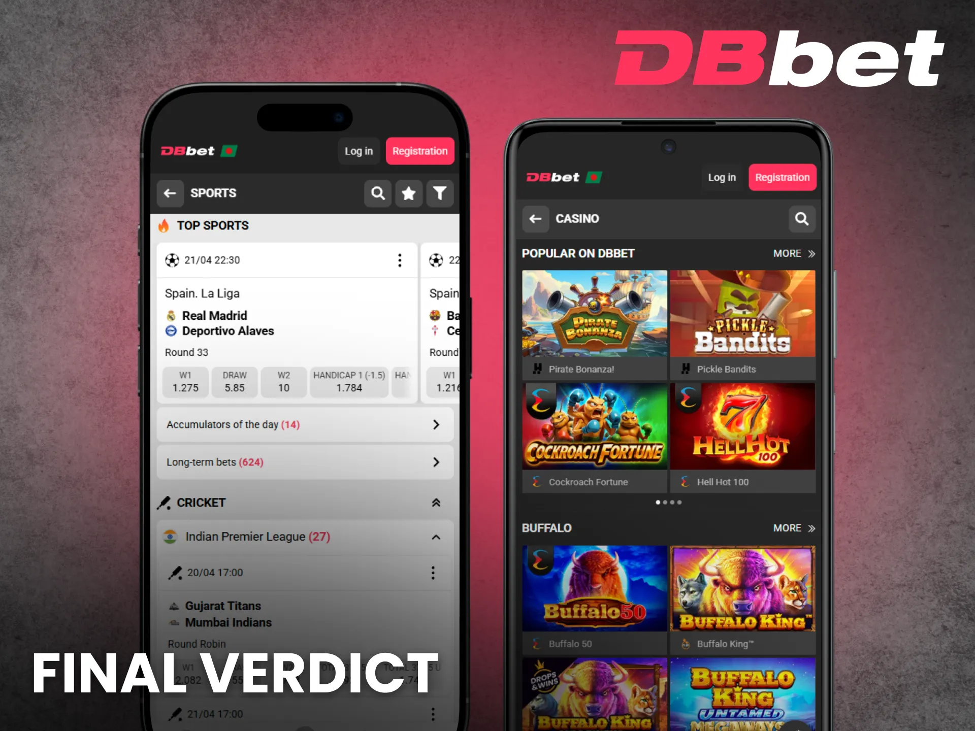 Analyze Dbbet app benefits and decide your preferred gaming option.