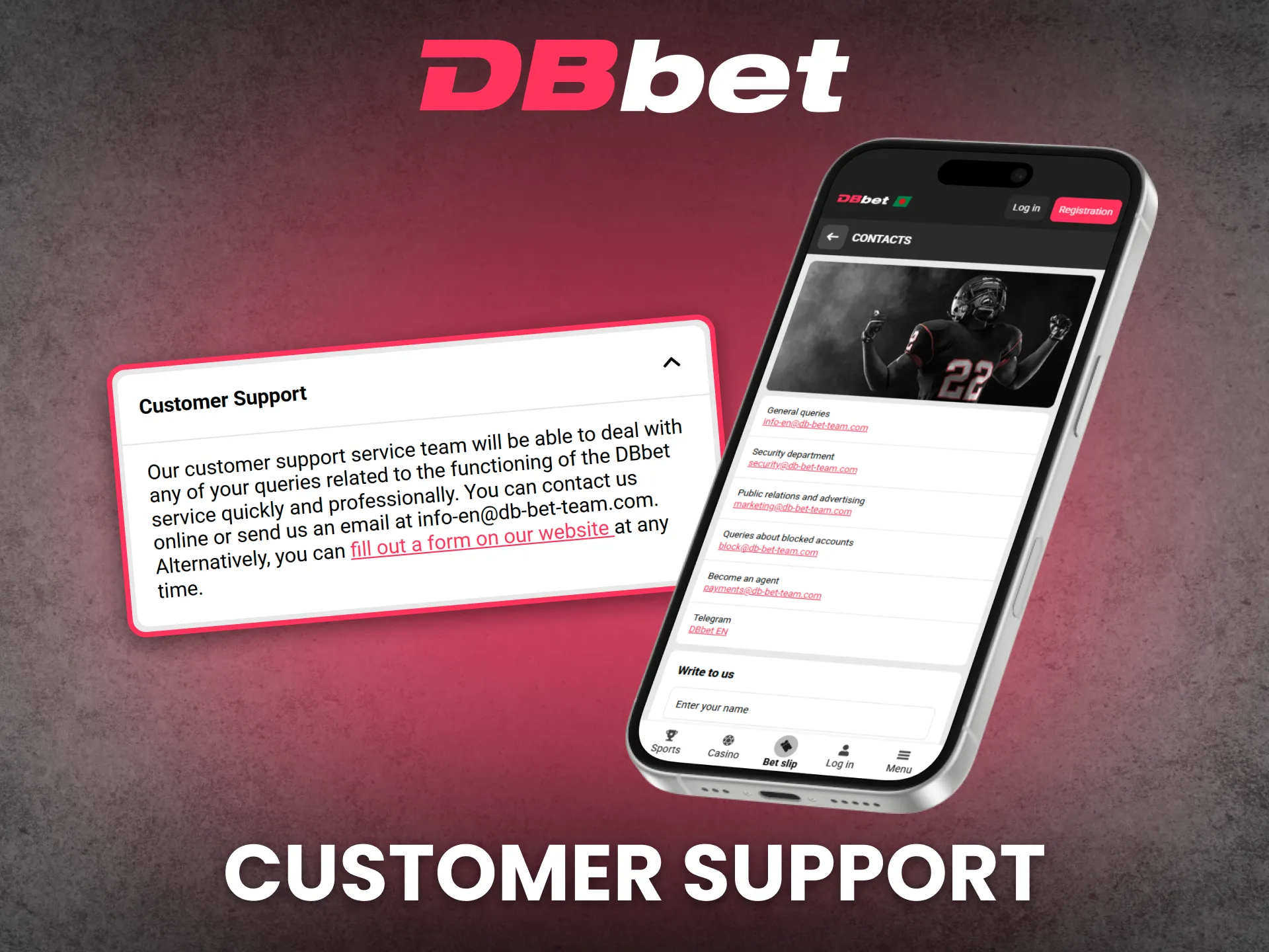 Reach Dbbet app support team in Bangladesh for help anytime.