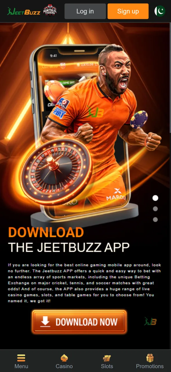 Open Jeetbuzz app section and discover download options easily.