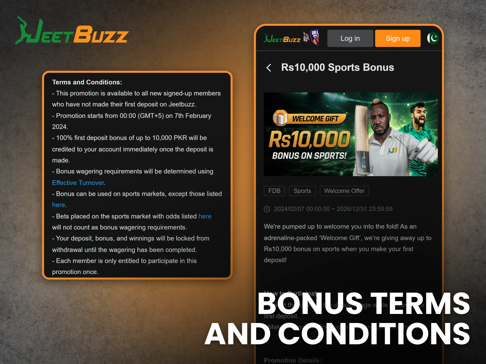 Read Jeetbuzz app bonus terms and conditions before claiming offers.