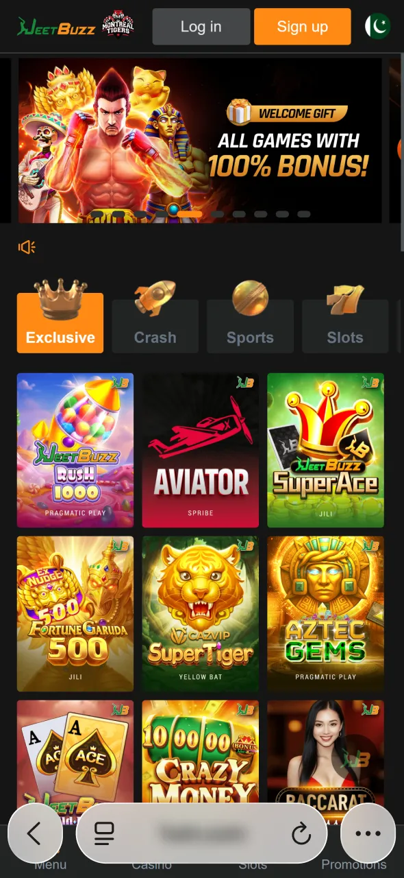 Access Jeetbuzz app on iOS and begin installation steps easily.