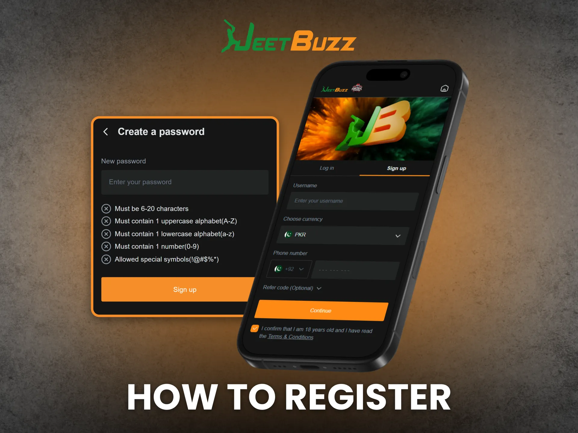 Complete Jeetbuzz app registration in Pakistan and start betting today.