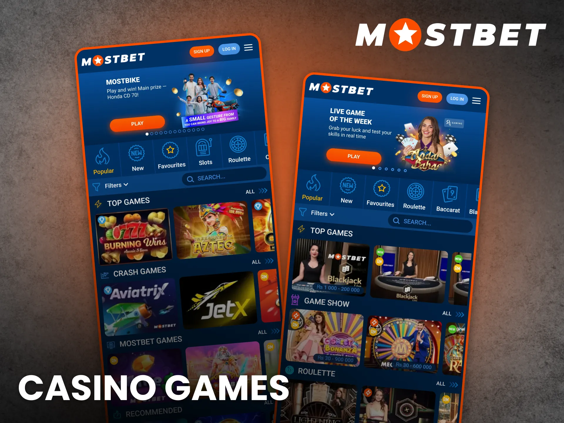 Enjoy casino titles on Mostbet app with smooth gameplay.