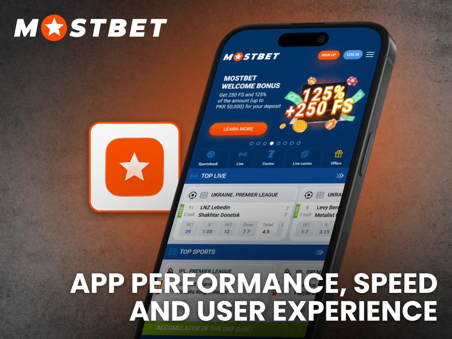 Mostbet app delivers stable performance and fast loading speed.