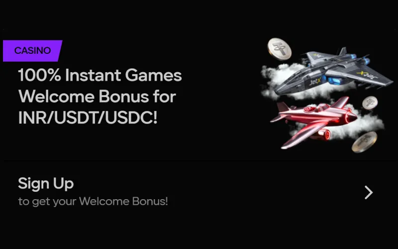 Access instant games bonus on Parimatch app easily.