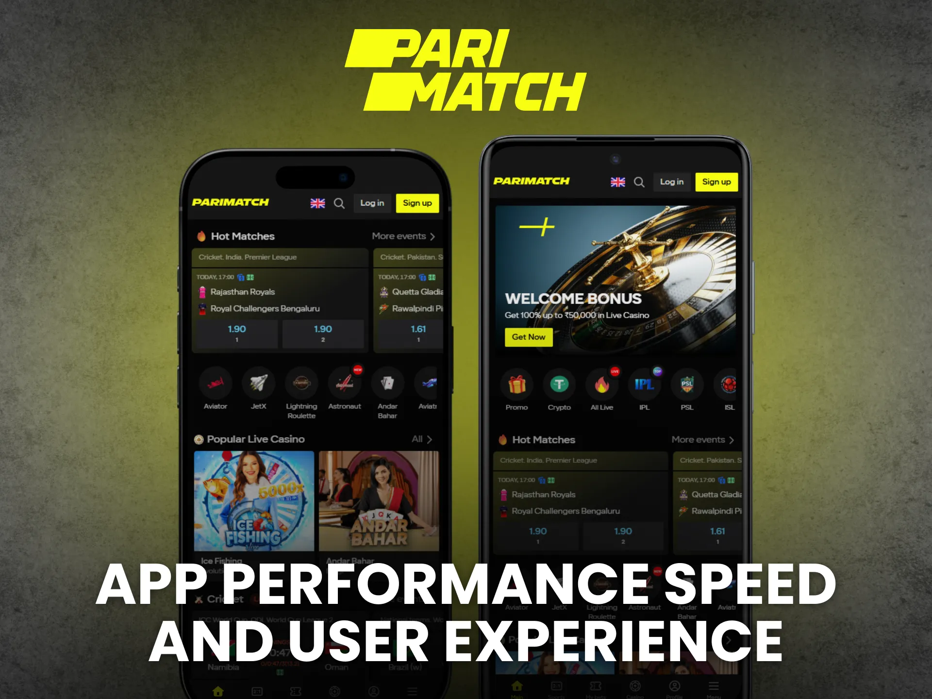 Parimatch app performance in India ensures fast and stable operation.