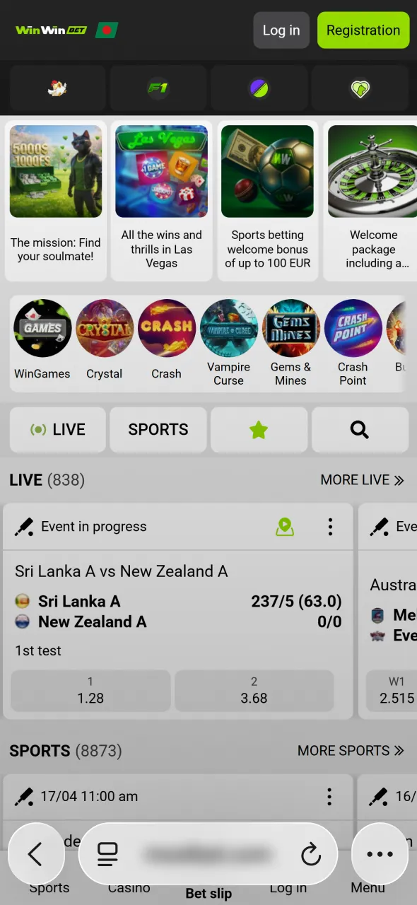 Visit WinWin official app website and begin iOS setup process.