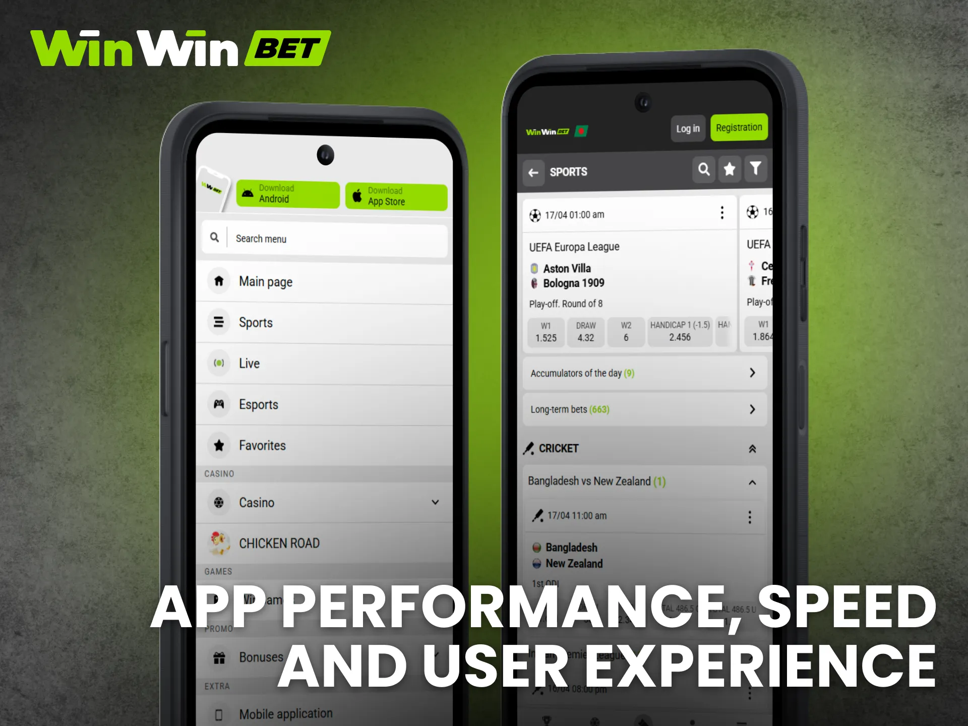 Experience WinWin app performance with fast speed and smooth interface.