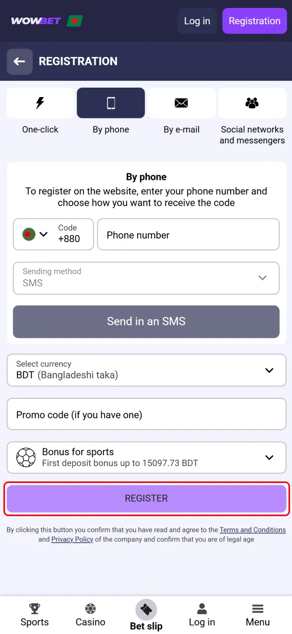 Finish Wowbet app sign up and start exploring features instantly.