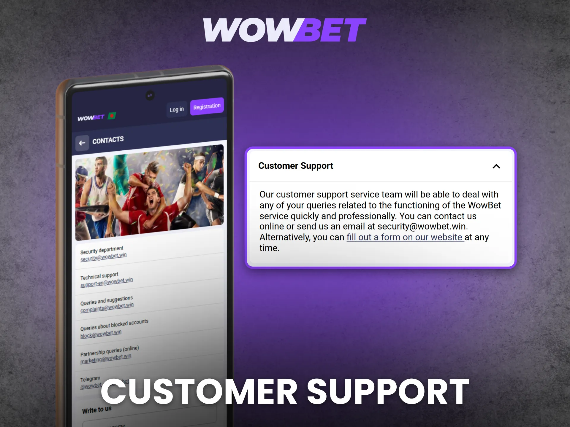 Contact Wowbet app support in Bangladesh for fast assistance.